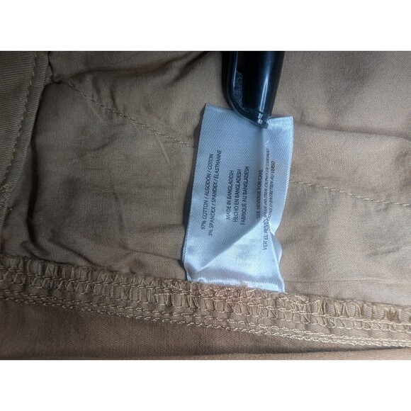 GAP Womens Slim Ankle Pants Size 4 Tan Khaki Stretch Cotton Chino NWT - Picture 6 of 8